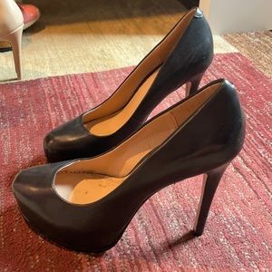 Pour La Victoire black platform stiletto. Perfect for everything!